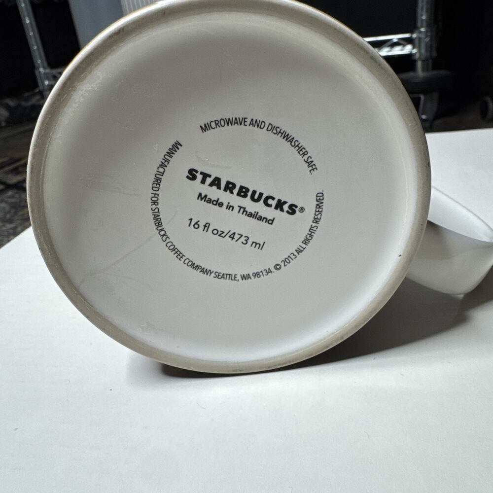 Starbucks England Global Icon City Shakespeare Coffee Mug Cup 16oz 2013 - Picture 6 of 6